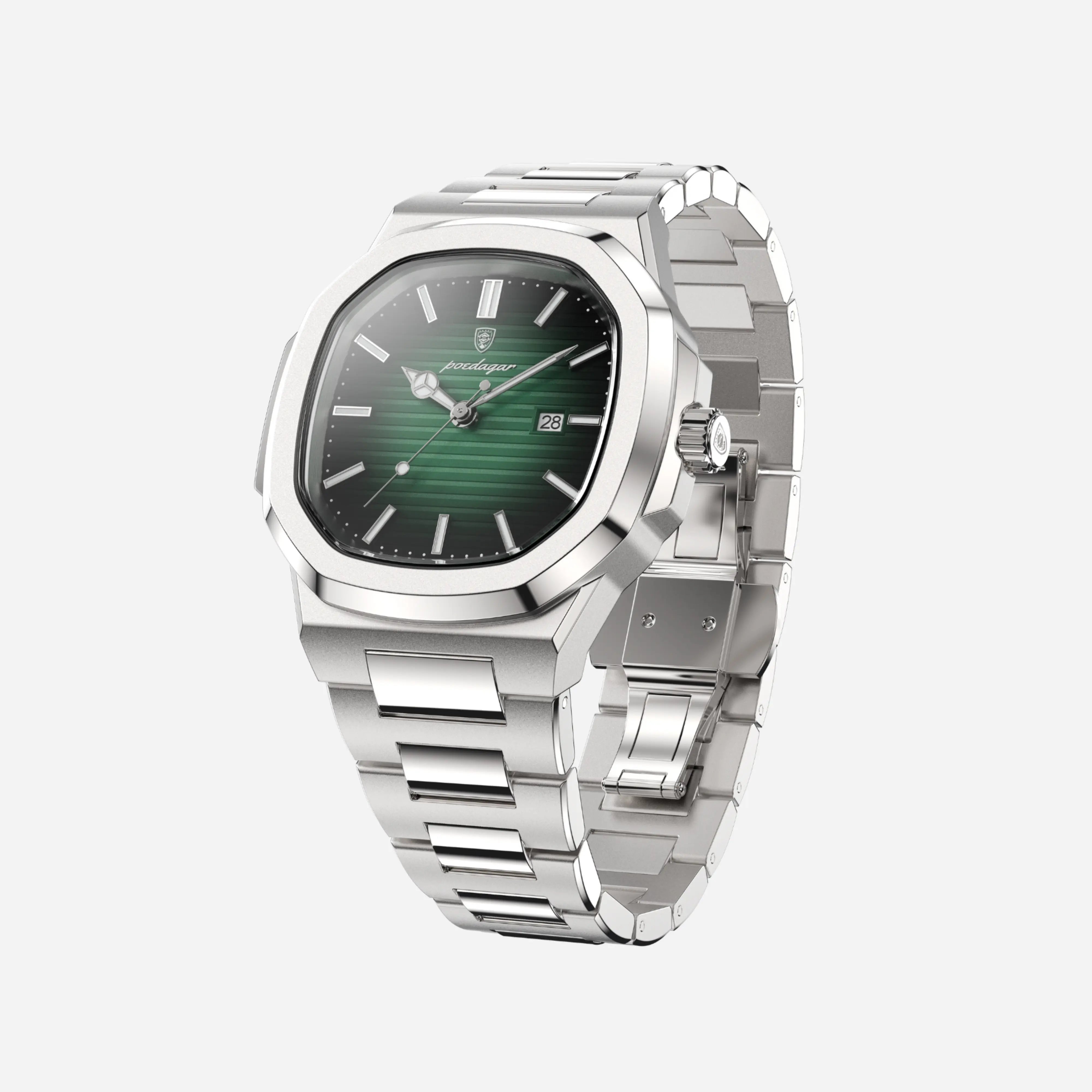 Prodagar Horizon | Men’s Stainless Steel Watch | Date Display | Valcien