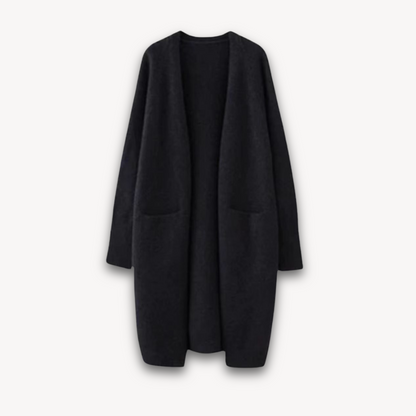 Vero – Women’s Long Open-Front Cardigan – Timeless Everyday Layer