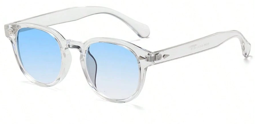 Valcien | Vintage Small Round Fashion Glasses – Retro Ocean Lens Eyewear for Street & Summer Travel Looks