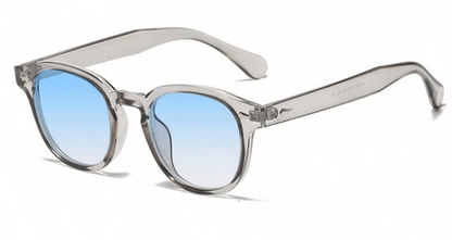 Valcien | Vintage Small Round Fashion Glasses – Retro Ocean Lens Eyewear for Street & Summer Travel Looks