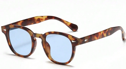 Valcien | Vintage Small Round Fashion Glasses – Retro Ocean Lens Eyewear for Street & Summer Travel Looks