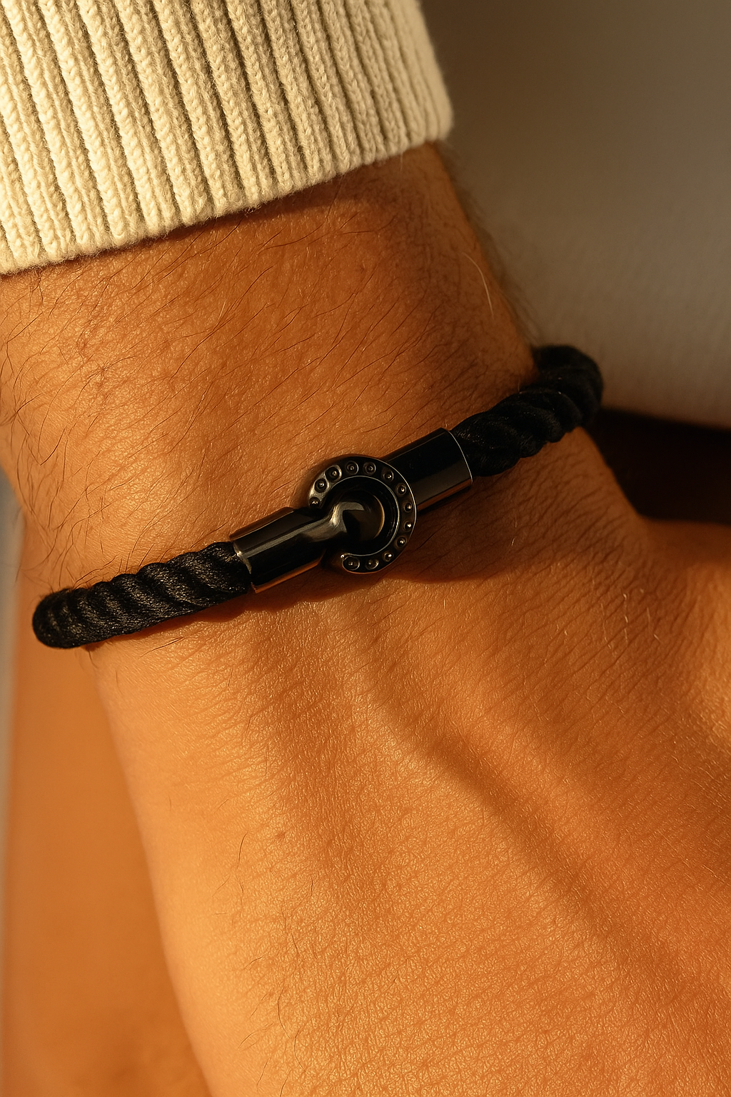 Valcien | Men’s Braided Nautical Bracelet – Durable Nylon Rope & Magnetic Clasp, Ideal Gift for Him
