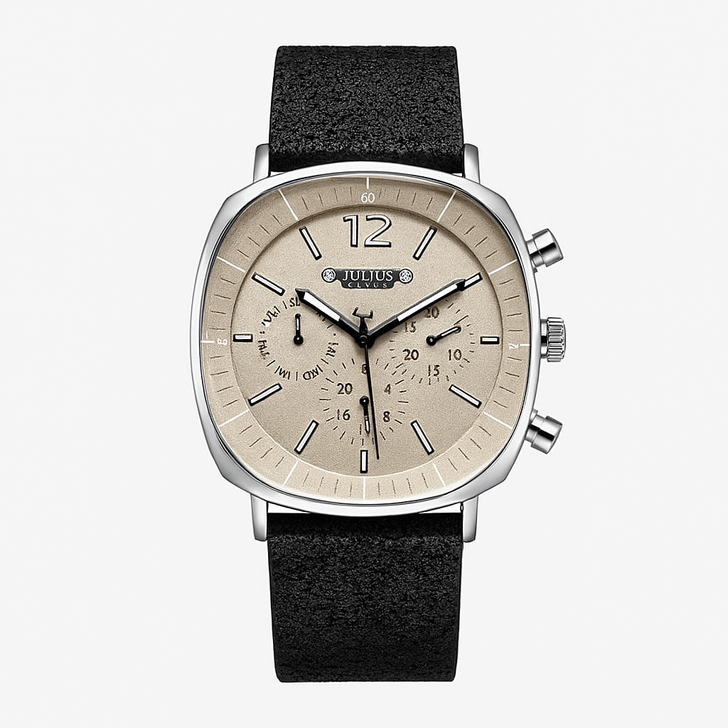 Midnight Eclipse Chronograph Watch – Men's Luxury Timepiece
