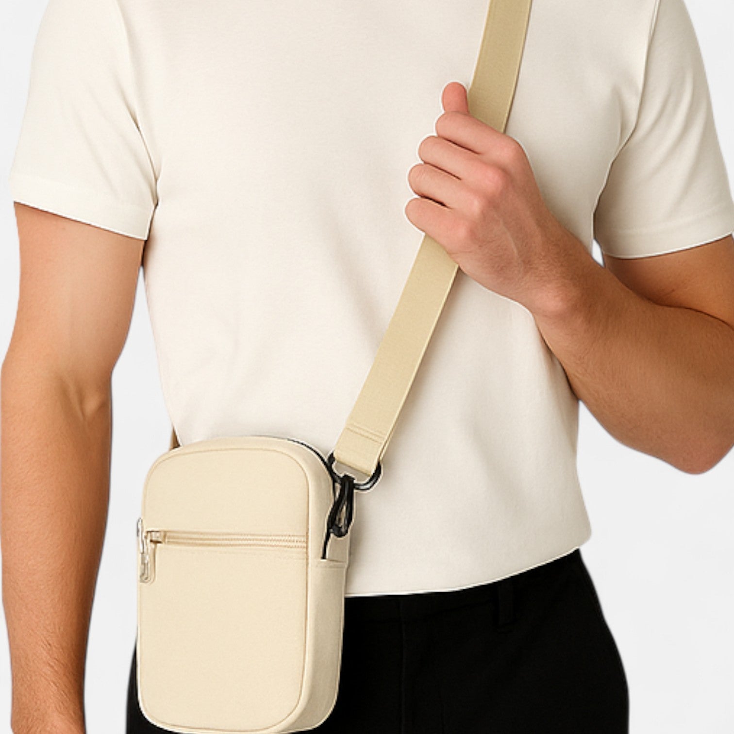 Valcien | Unisex Mini Crossbody Bag – Minimalist Design, Everyday Utility