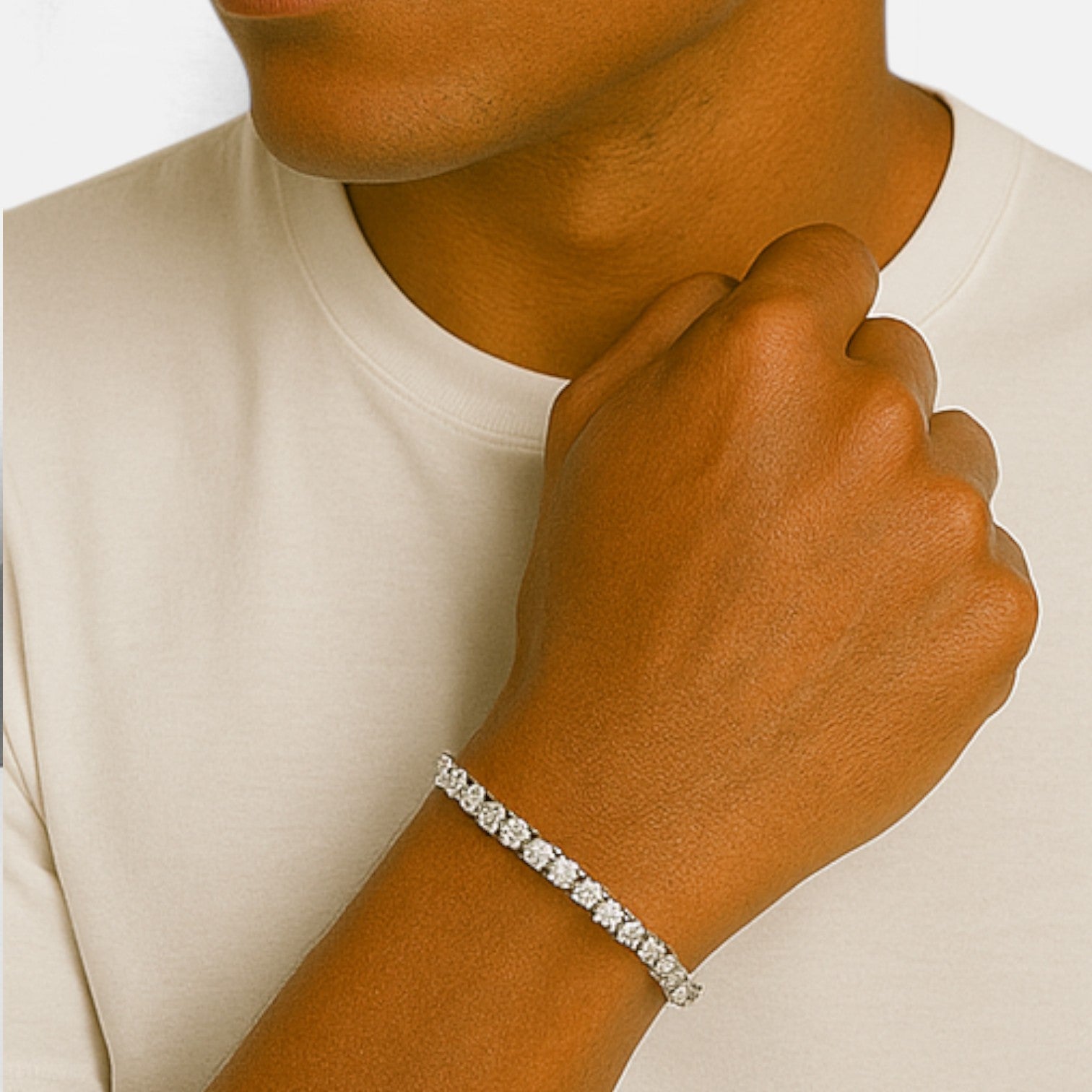 Valcien | Tennisboy Link Bracelet – Sleek Precision, Everyday Sophistication