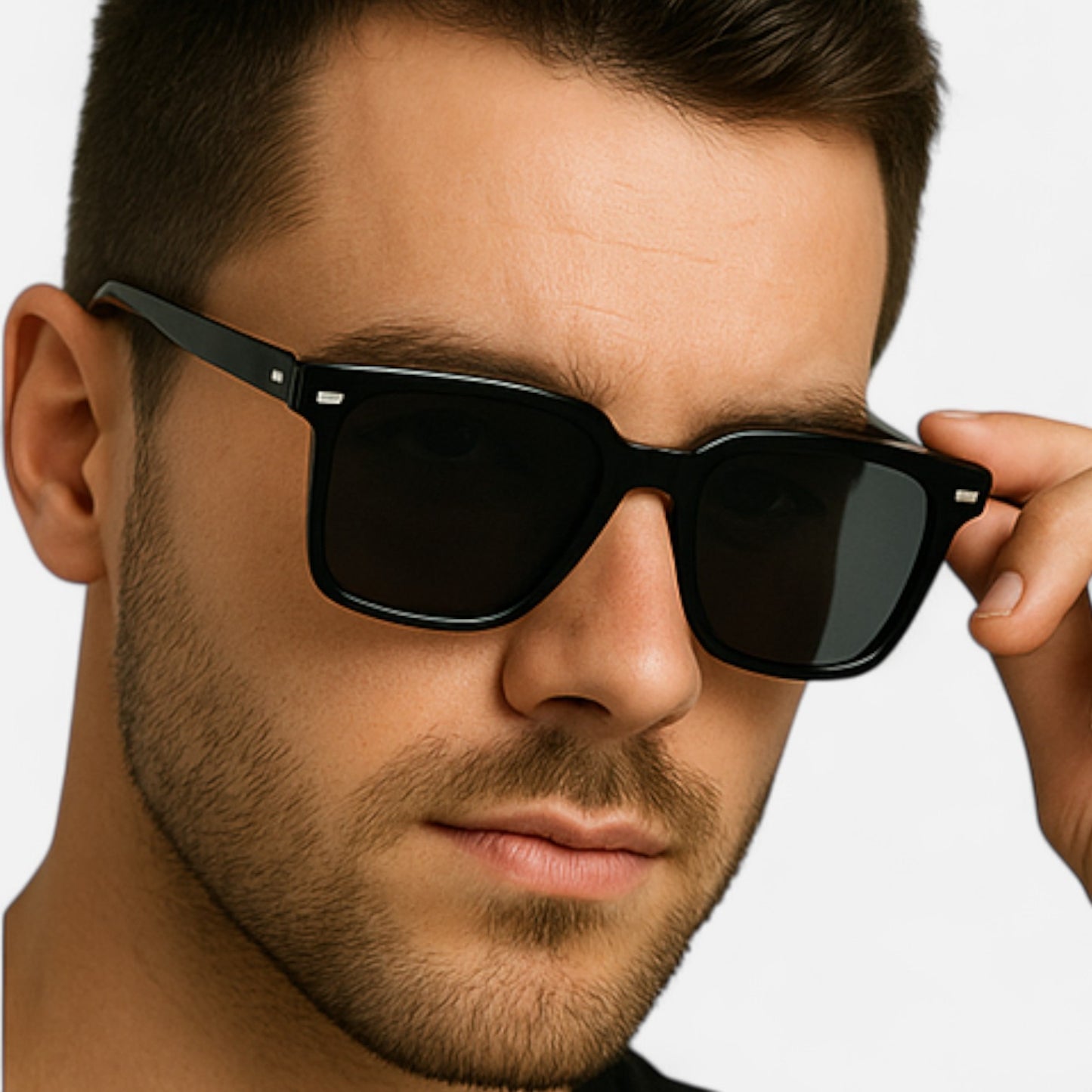 Valcien | Unisex Square Frame Sunglasses – Timeless Shape, Modern Protection