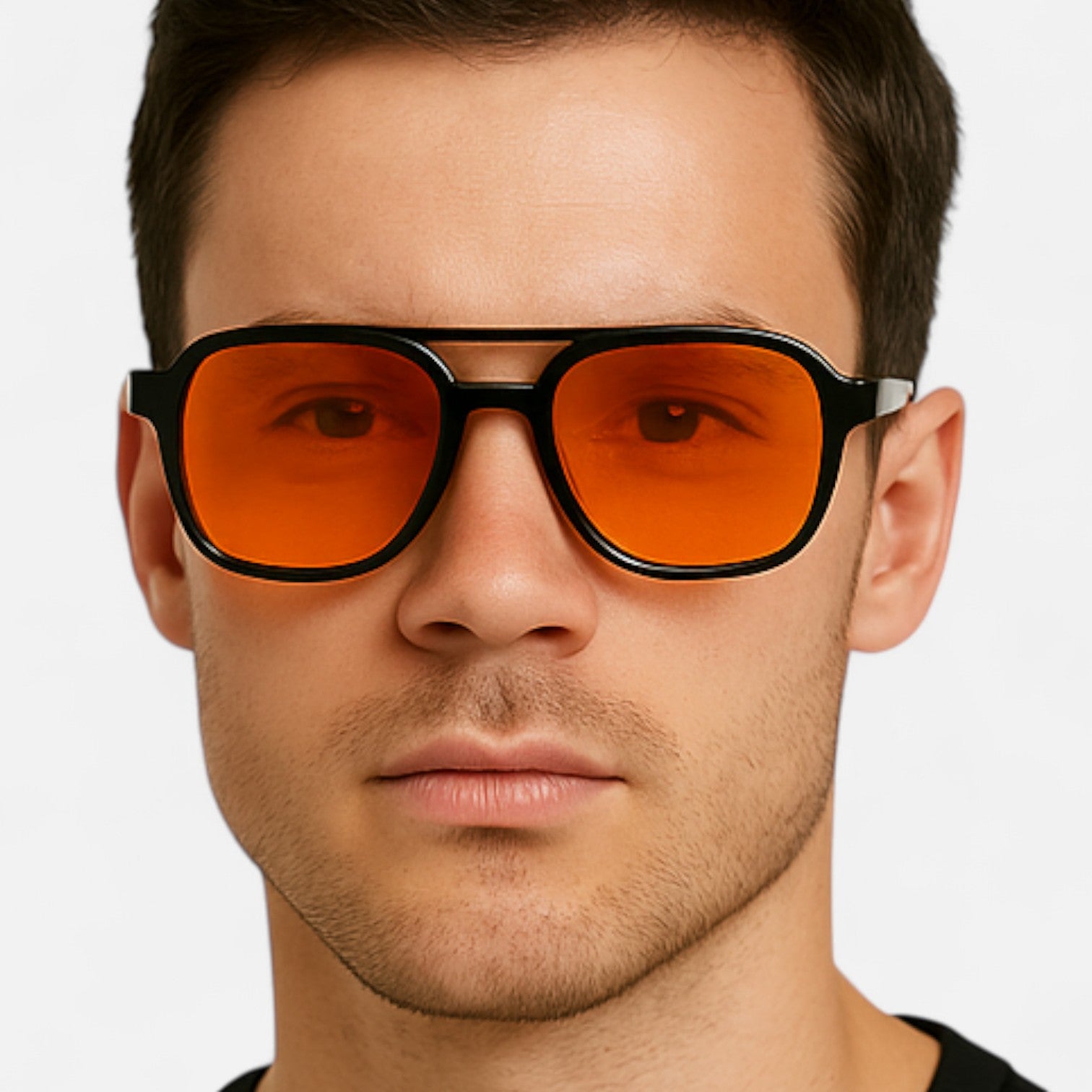 Valcien | Vintage Round Frame Sunglasses – Unisex Design, Anti-Glare Lens Clarity