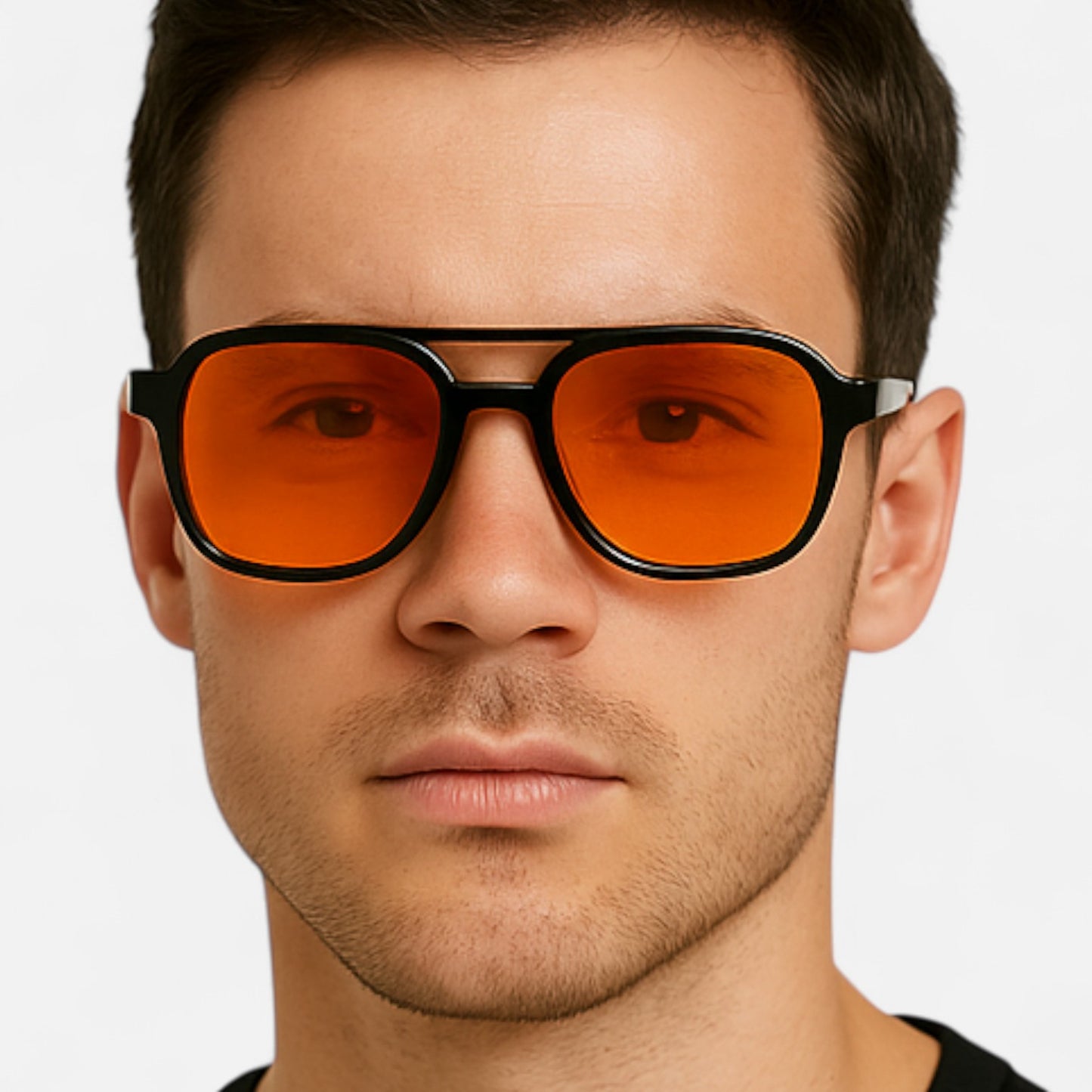 Valcien | Vintage Round Frame Sunglasses – Unisex Design, Anti-Glare Lens Clarity