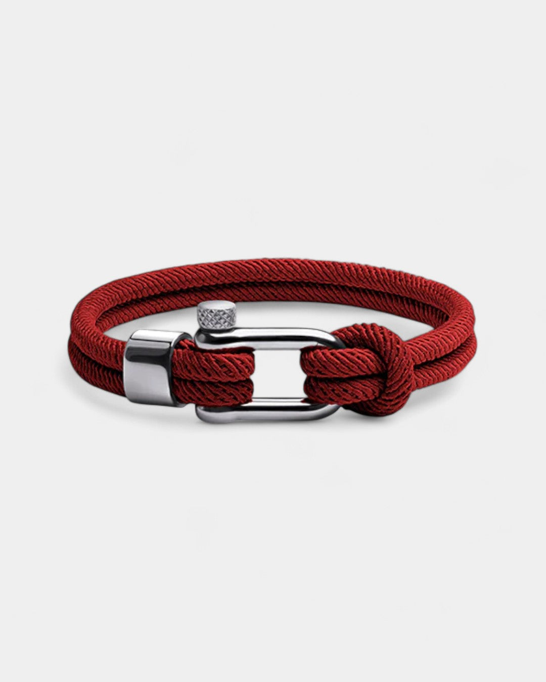 Crimson Anchor Men All Day Stainless Steel Bracelet