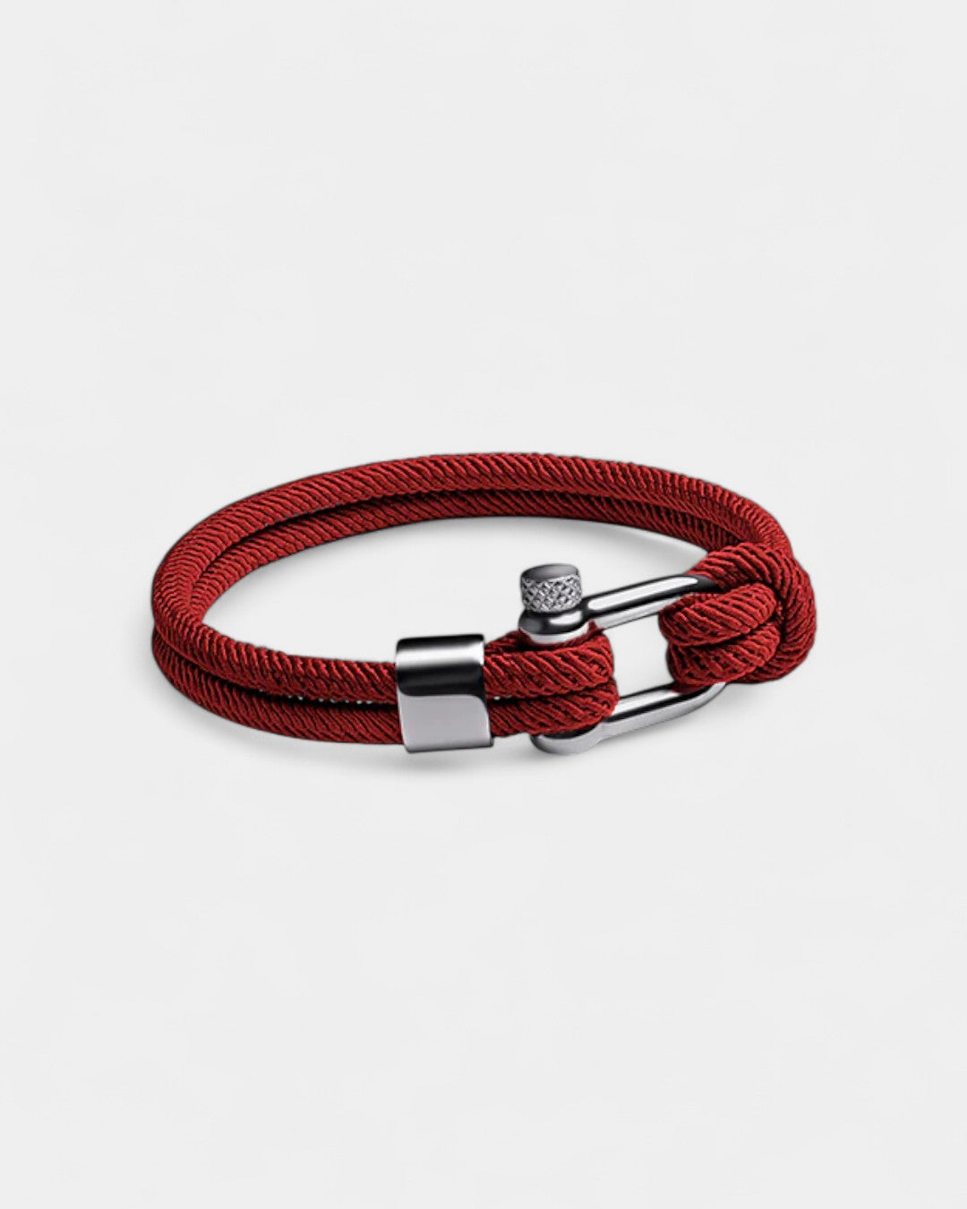 Crimson Anchor Men All Day Stainless Steel Bracelet