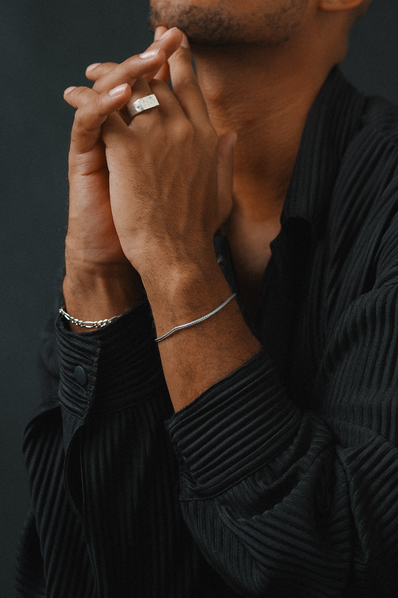 Valcien | Men Luxury Casual Sterling Silver Bracelet