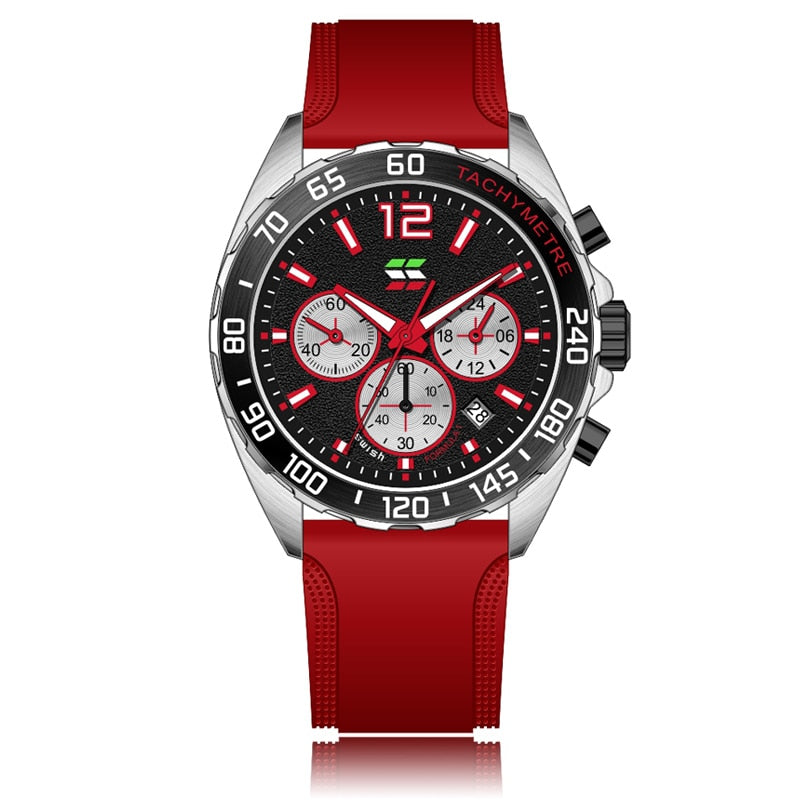 Valcien - Luxury Chronograph Watch Detail | Racing-Inspired Men's Watch
