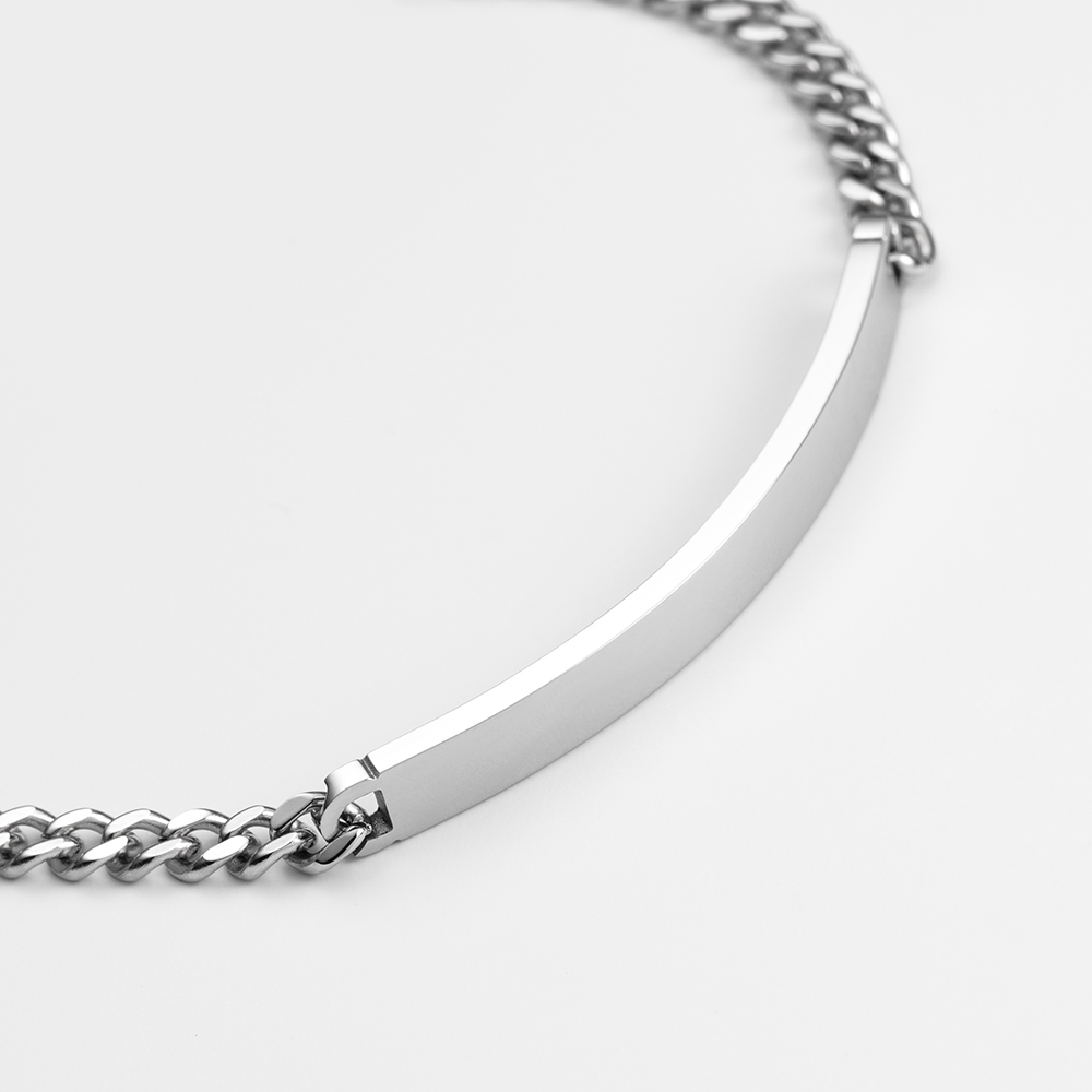 Men's Classic Wear Bracelet Silver
