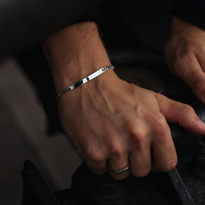 Men's Classic Wear Bracelet Silver