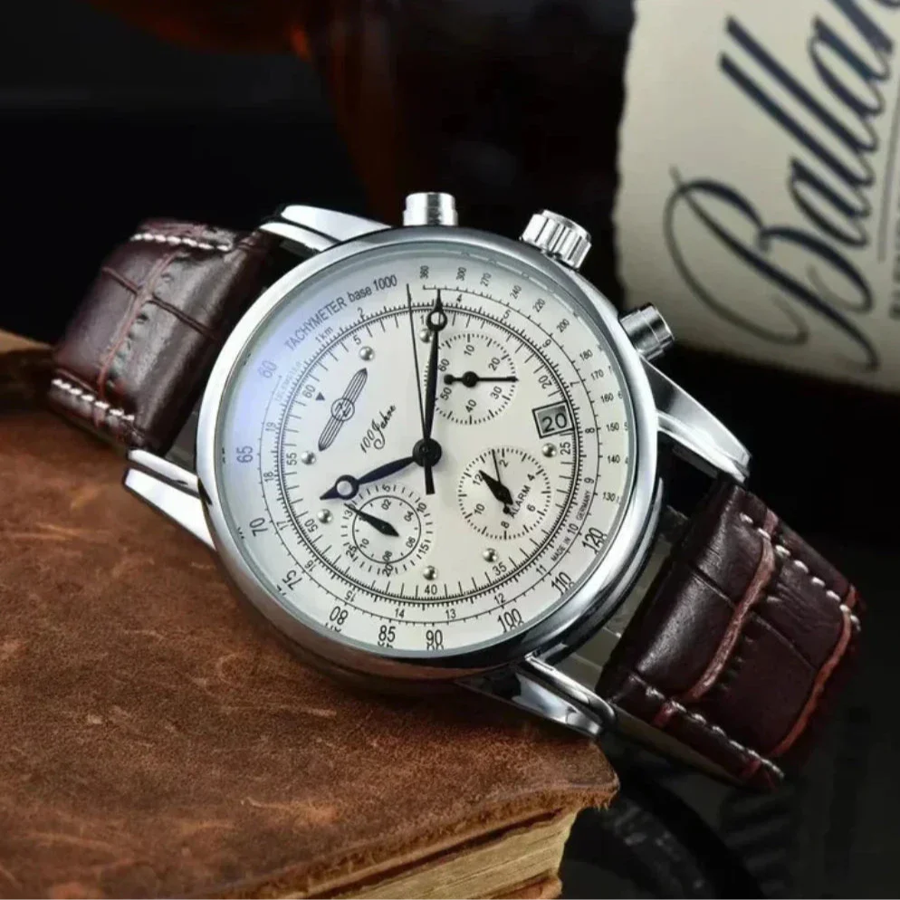 Zeppelin 100 Years Men’s Chronograph Watch – Luxury Pilot Style Timepiece