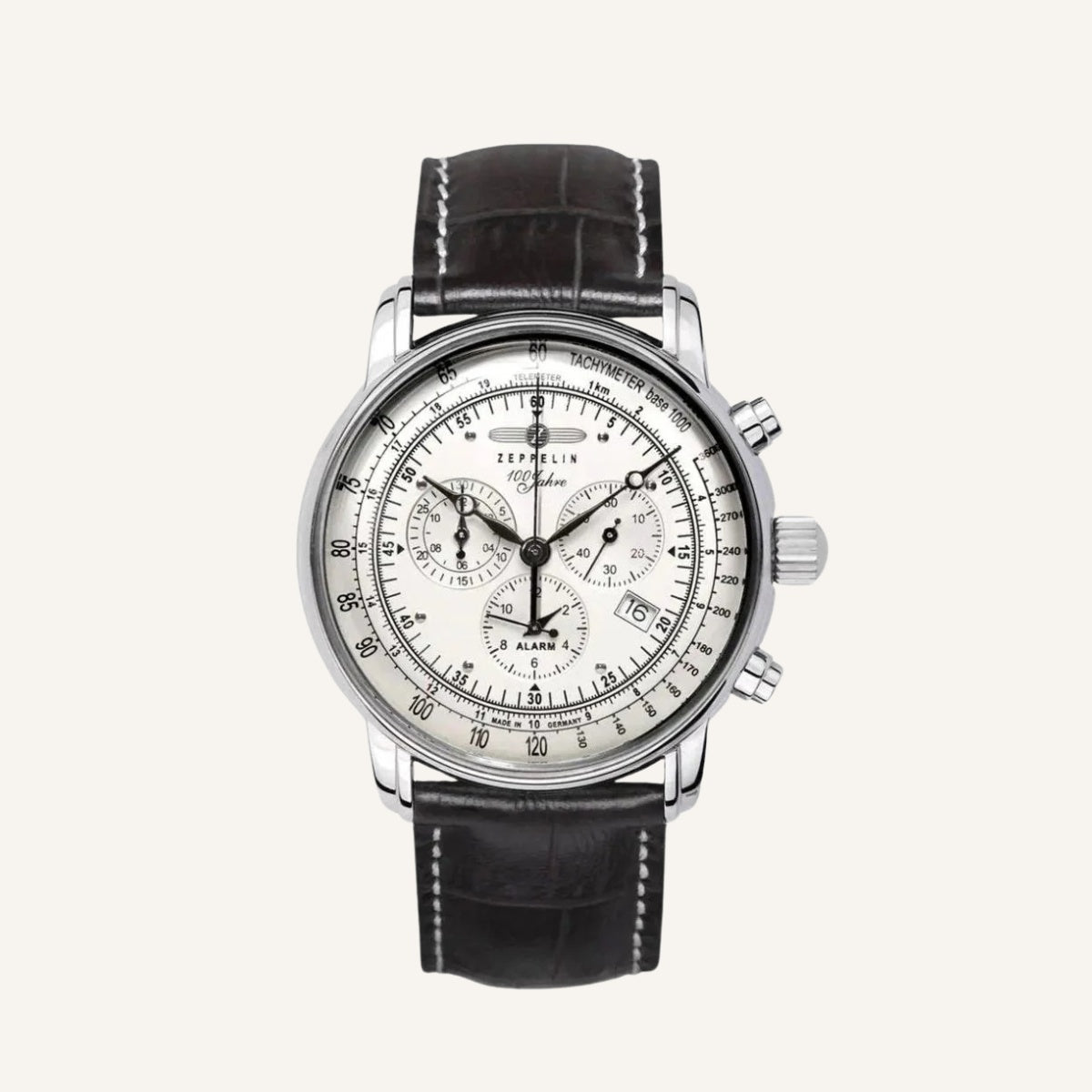 Zeppelin 100 Years Men’s Chronograph Watch – Luxury Pilot Style Timepiece