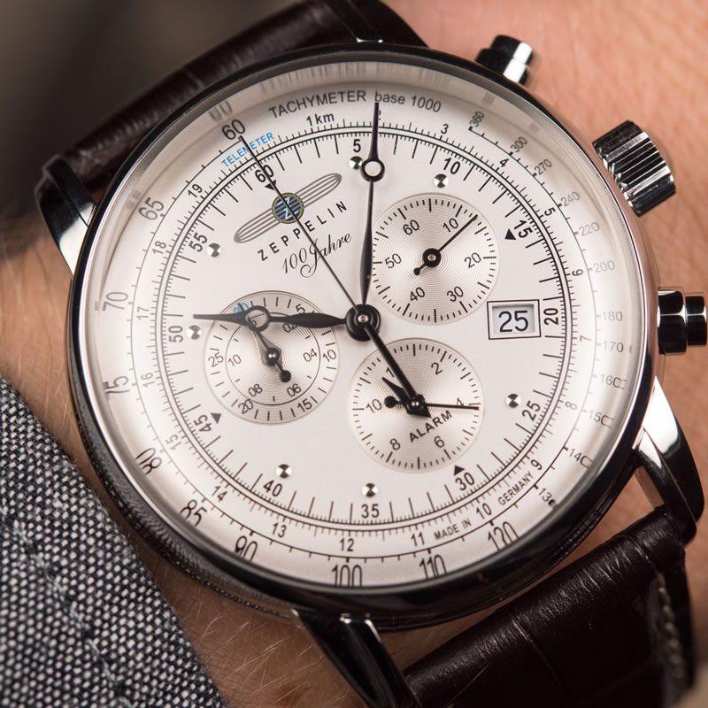 Zeppelin 100 Years Men’s Chronograph Watch – Luxury Pilot Style Timepiece