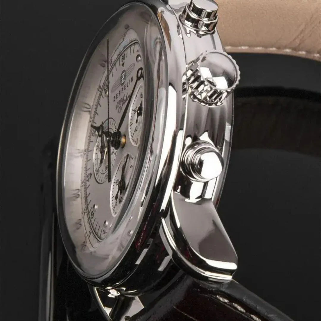 Zeppelin 100 Years Men’s Chronograph Watch – Luxury Pilot Style Timepiece