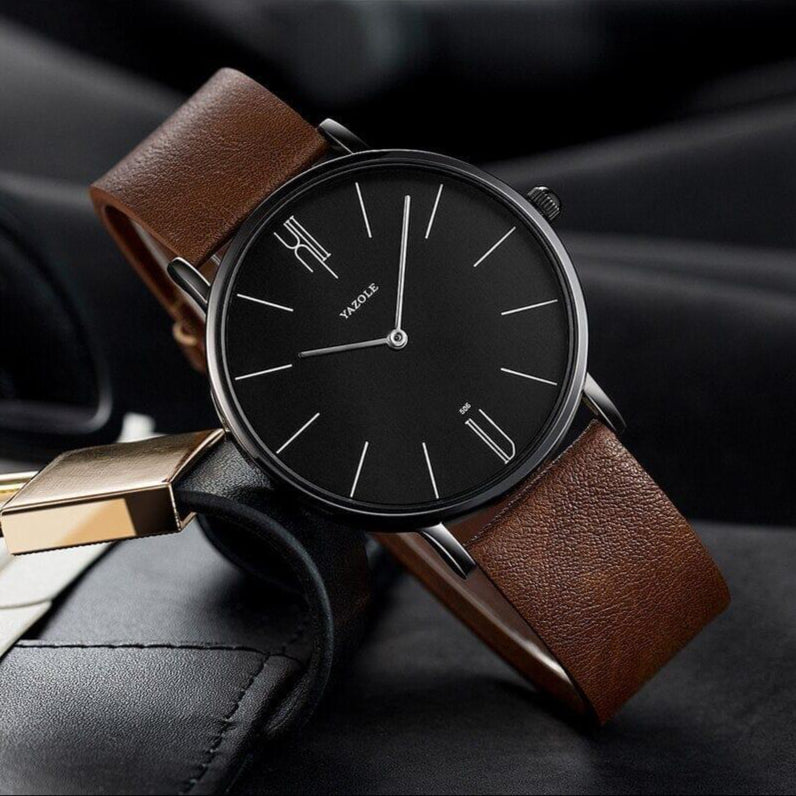 Civano Old Money Leather Watch – Classic Men’s Timepiece