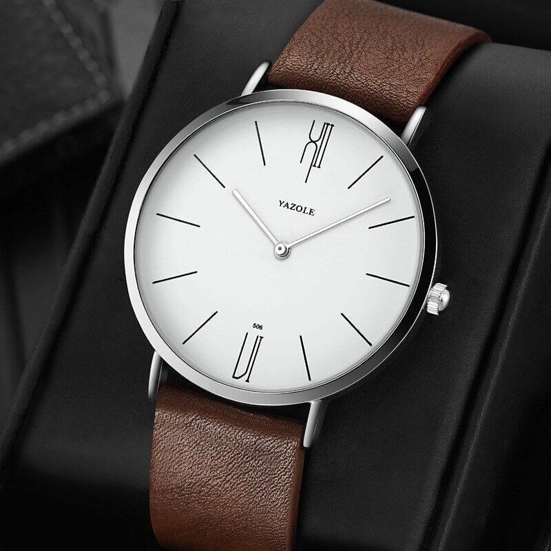 Civano Old Money Leather Watch – Classic Men’s Timepiece