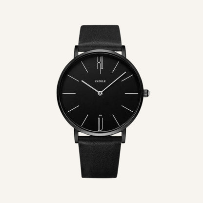 Valcien Old Money Leather Watch – Classic Men’s Timepiece