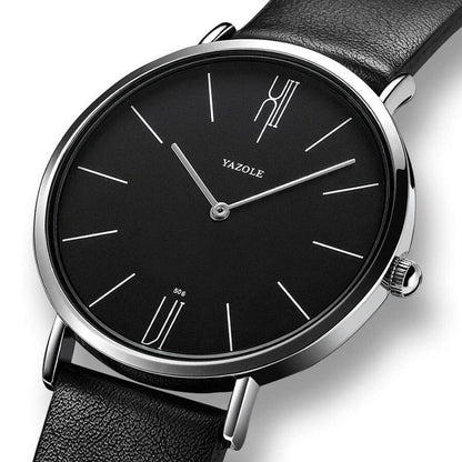 Valcien Old Money Leather Watch – Classic Men’s Timepiece