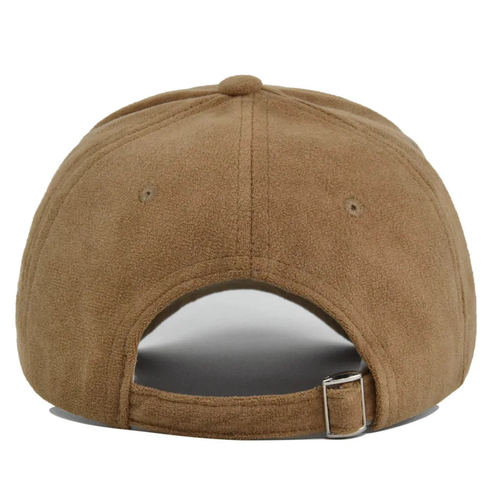 Men’s Suede Cap – Classic Vintage Casquette Style Hat