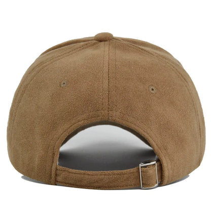 Men’s Suede Cap – Classic Vintage Casquette Style Hat