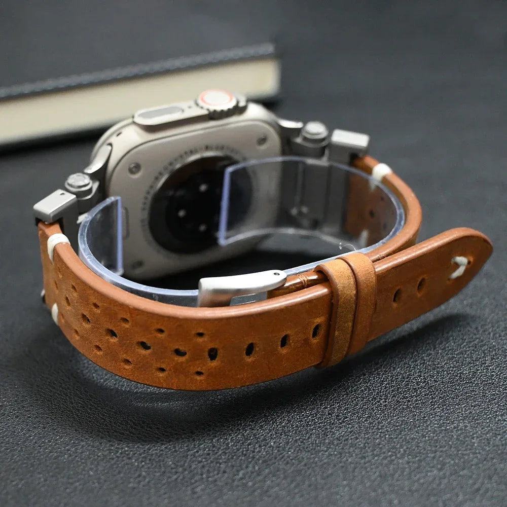 Valcien | Leather Apple Watch Band Luxury Comfort