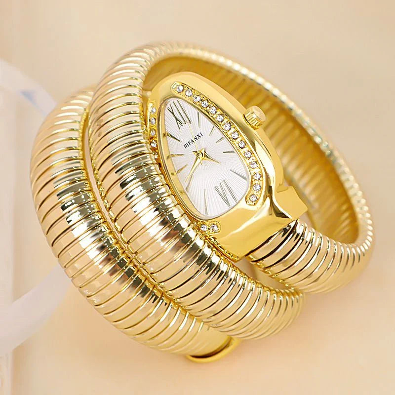 Women Snake Watch Stainless Steel
