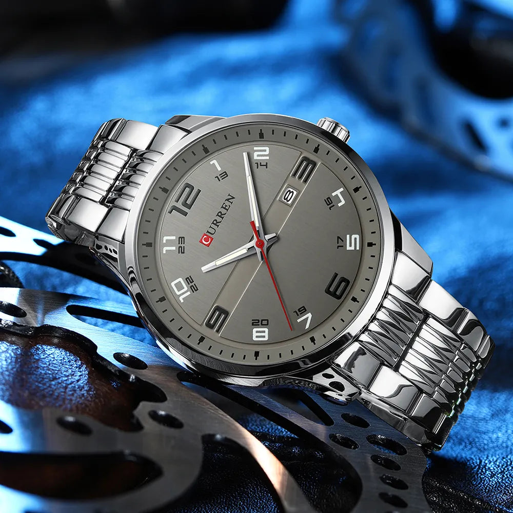 Valcien | Men Outdoor Classic Stainless Steel Durable Sports Watch