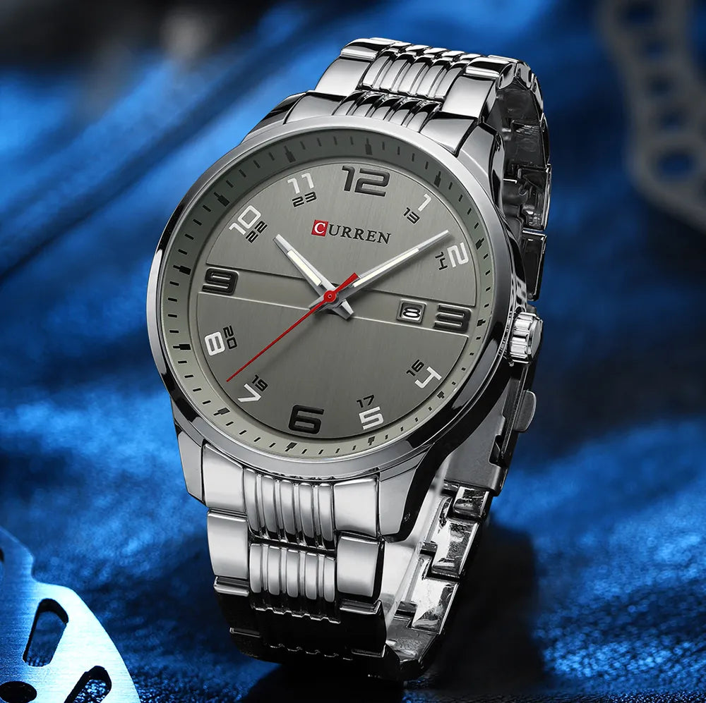 Valcien | Men Outdoor Classic Stainless Steel Durable Sports Watch