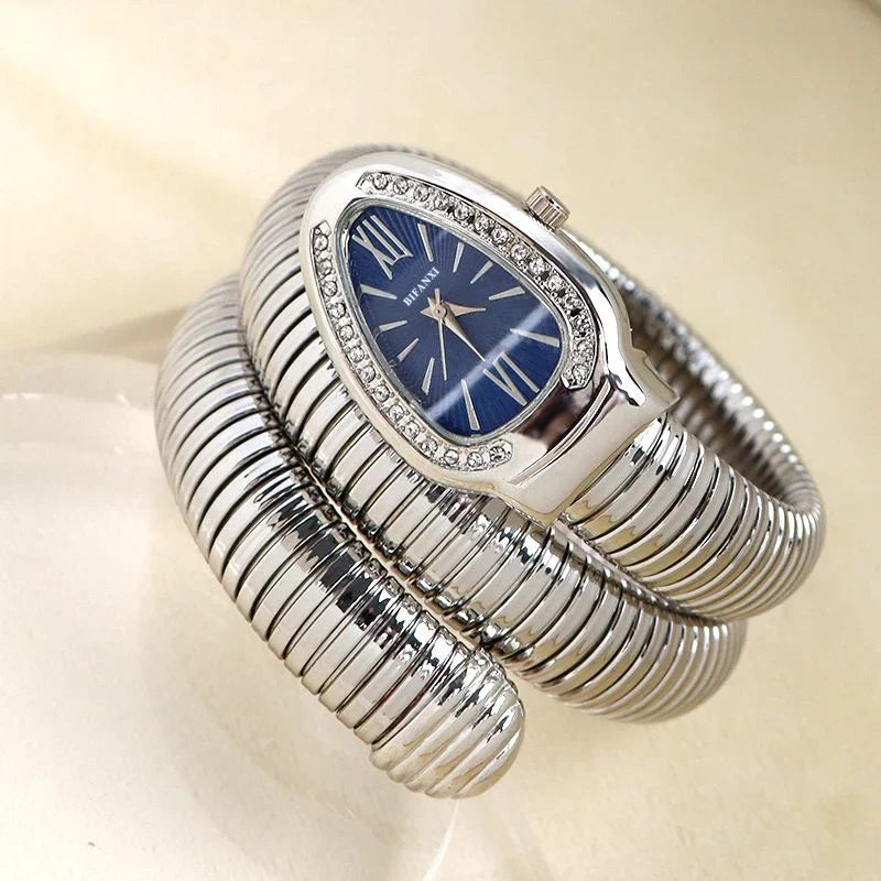 Women Snake Watch Stainless Steel