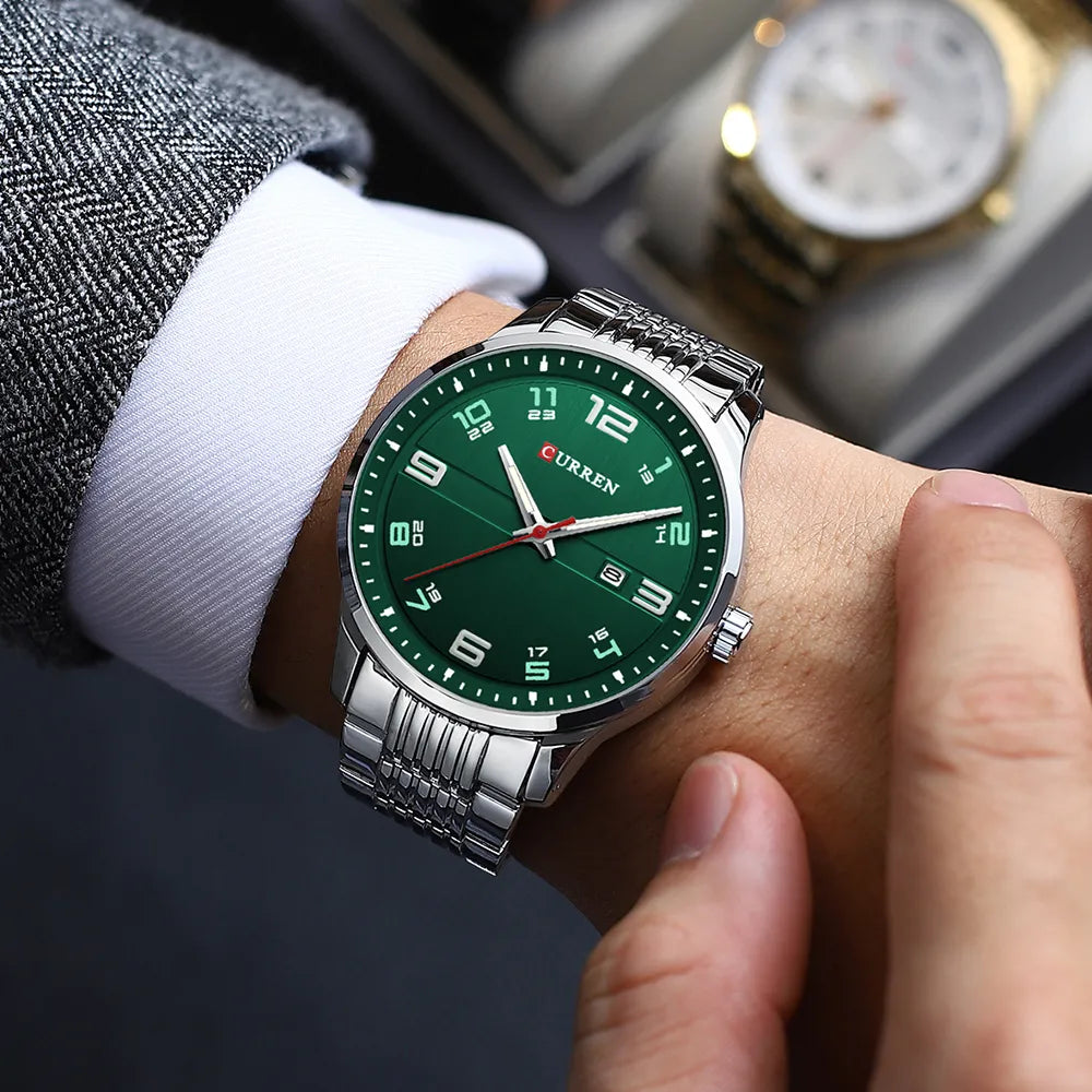 Valcien | Men Outdoor Classic Stainless Steel Durable Sports Watch