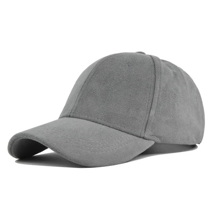 Men’s Suede Cap – Classic Vintage Casquette Style Hat