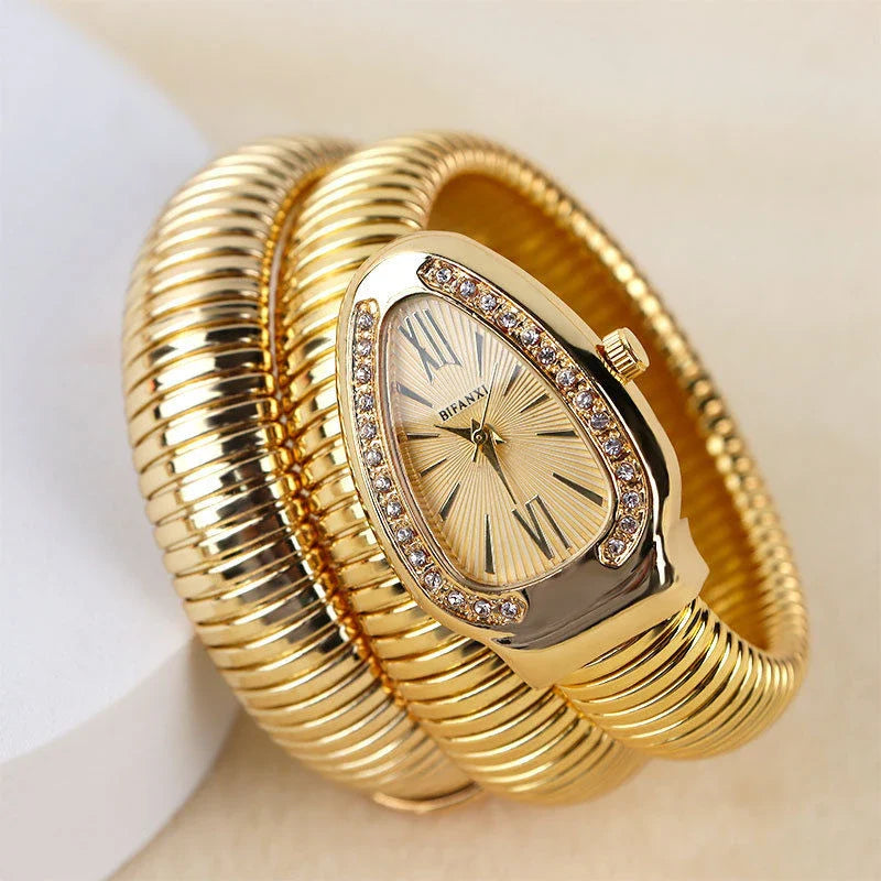 Women Snake Watch Stainless Steel