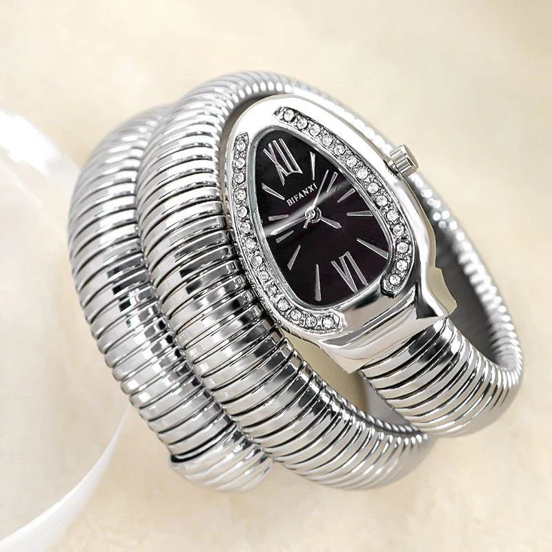 Women Snake Watch Stainless Steel