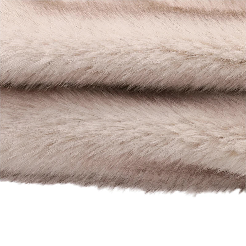 Women Vintage Warm Fluffy Cropped Fur Coat