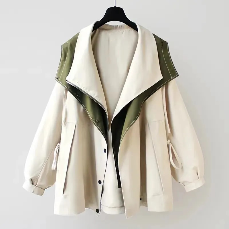 Valcien | Women’s Water-Repellent Trench Coat – Modern Lines, Timeless Appeal