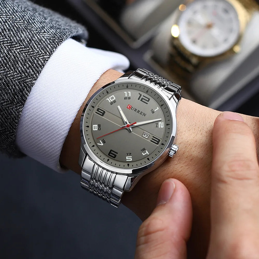 Valcien | Men Outdoor Classic Stainless Steel Durable Sports Watch