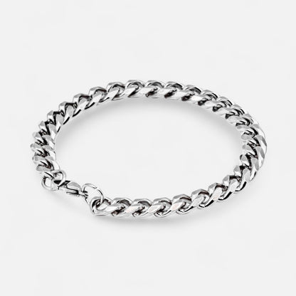 Valcien | Men's Cuban Chain Bracelet – Bold Form, Timeless Authority