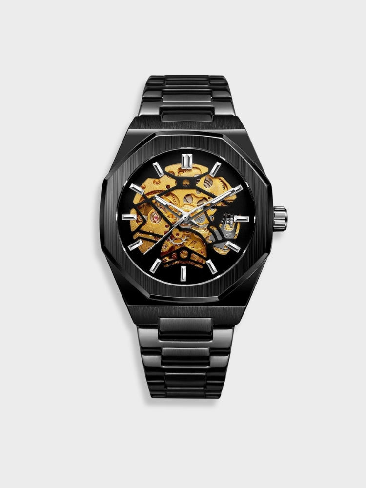 Decarba Men’s Luxury Watch – Classic Stainless Steel Chronograph Timepiece