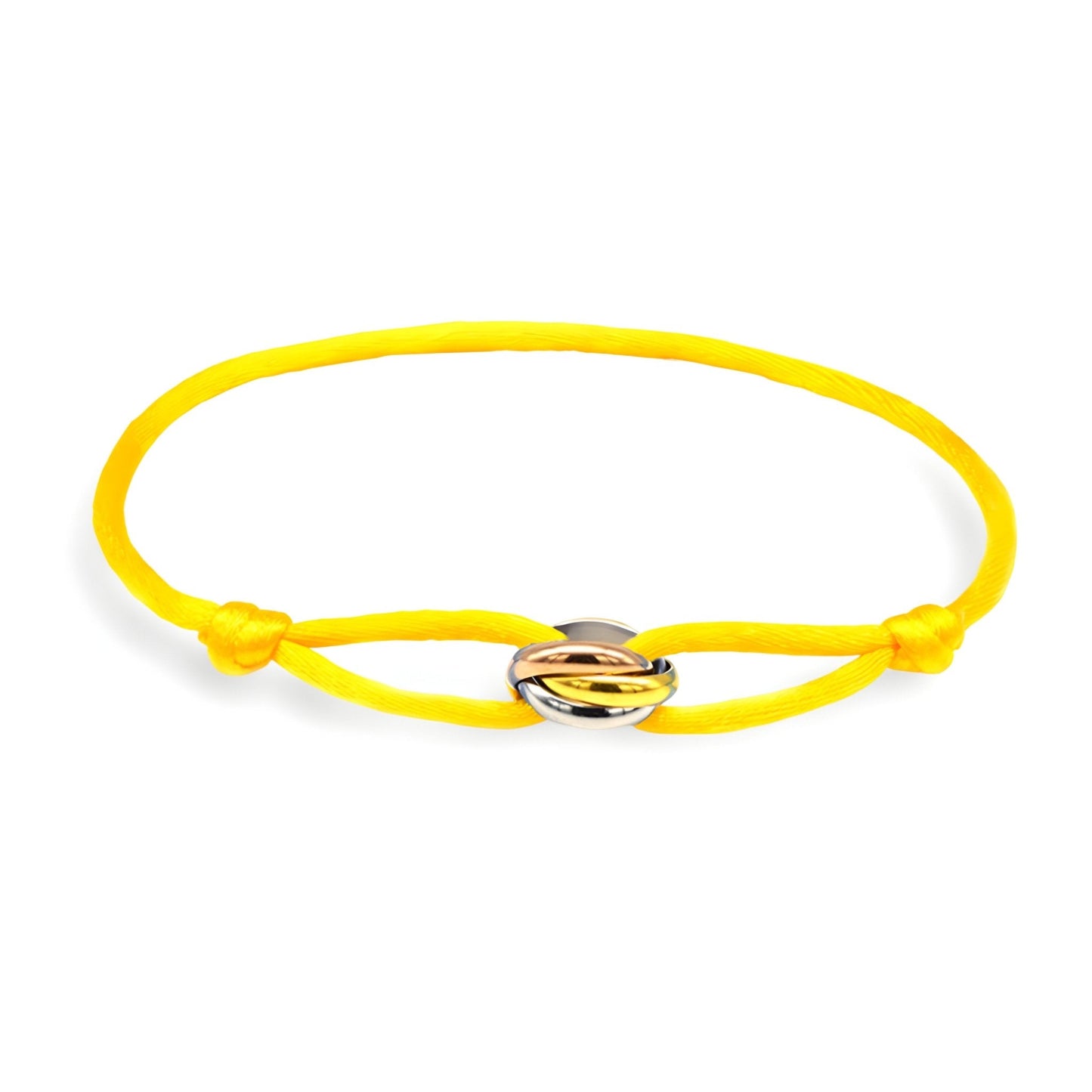 Valcien | Classic Cord Bracelet With Interlaced Circles