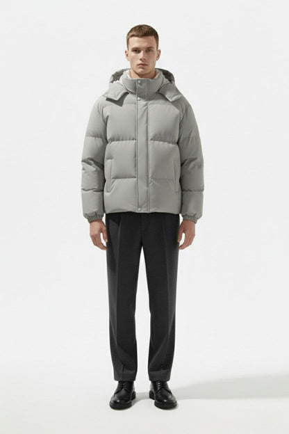Valcien | Men’s Hooded Parka – Windproof Casual Outerwear