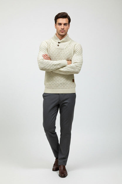Valcien | Men’s Knitted Jumper – Classic Autumn Winter Knitwear