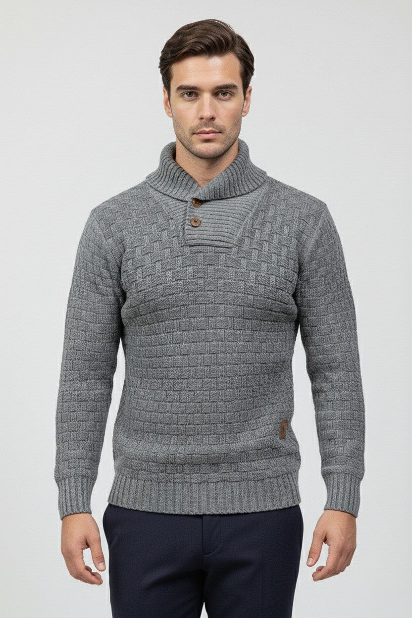 Valcien | Men’s Knitted Jumper – Classic Autumn Winter Knitwear