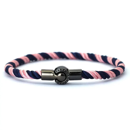 Valcien | Men’s Braided Nautical Bracelet – Durable Nylon Rope & Magnetic Clasp, Ideal Gift for Him