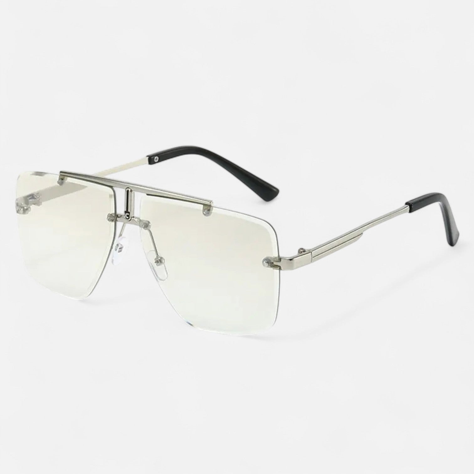 Valcien | Punk Square Frame Sunglasses – Retro Edge, UV Protection for Travel & Beachwear