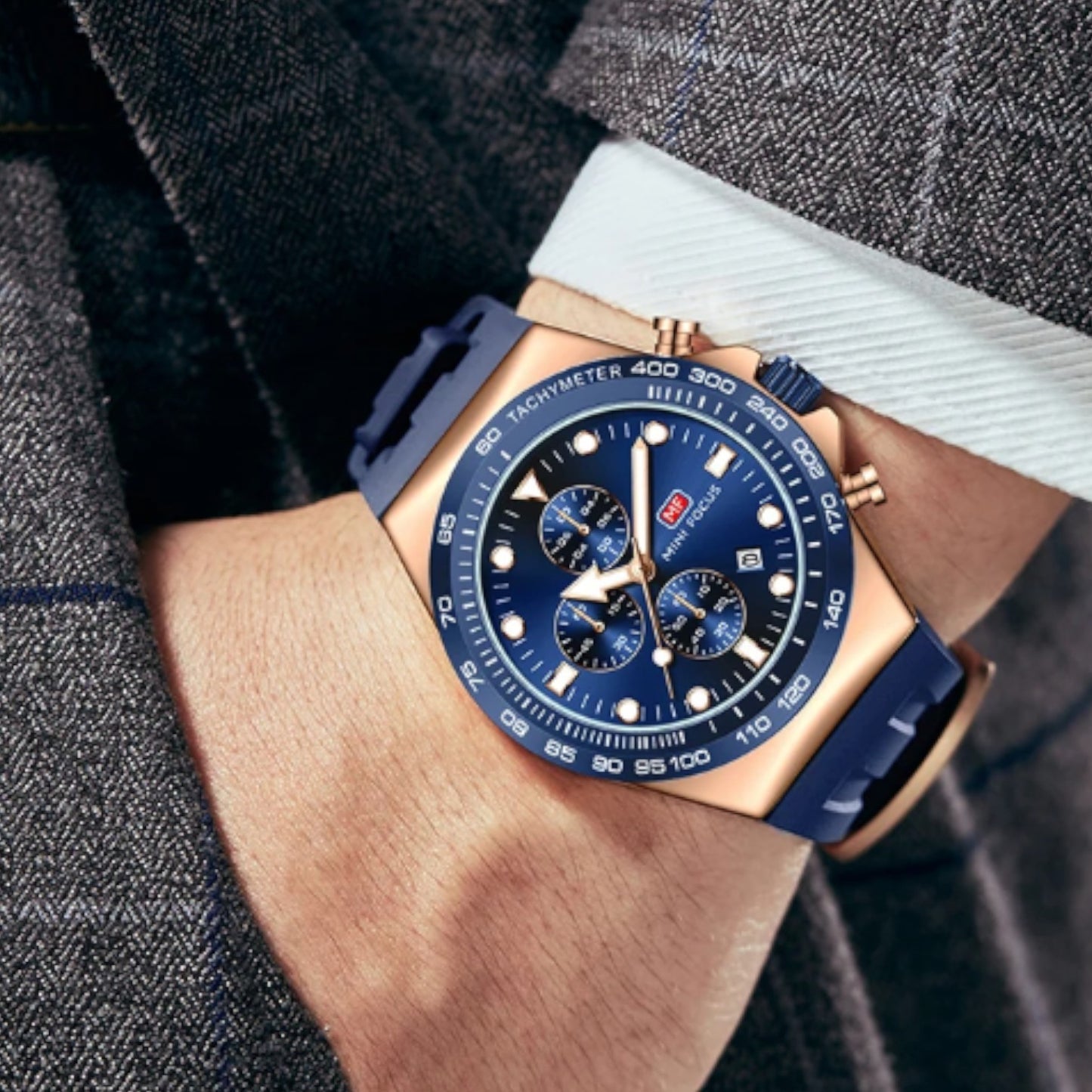 Valcien | Men's Sport Chronograph Watch – Quartz Precision, Waterproof Performance