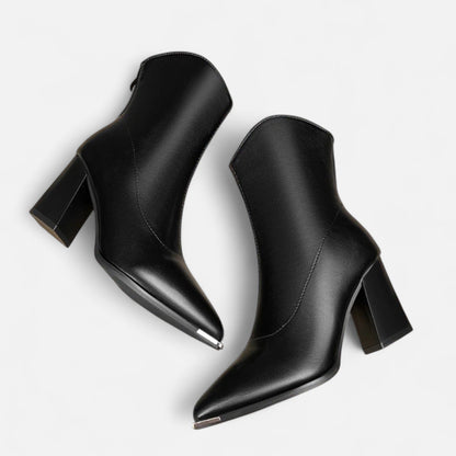 Classic Women’s Block Heel Boots | Sophisticated Ankle Fit